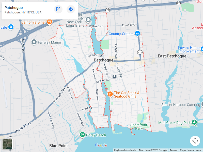 Medford-NY-map