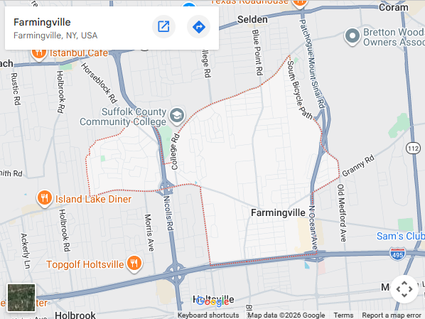 Medford-NY-map