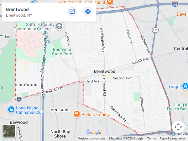 Medford-NY-map