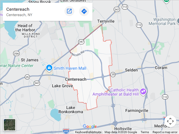 Medford-NY-map