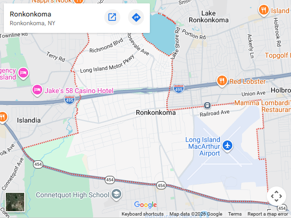 Medford-NY-map