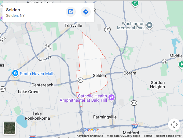 Medford-NY-map