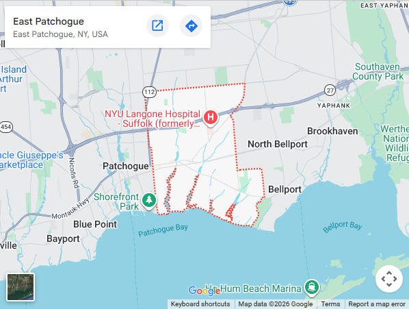 Medford-NY-map